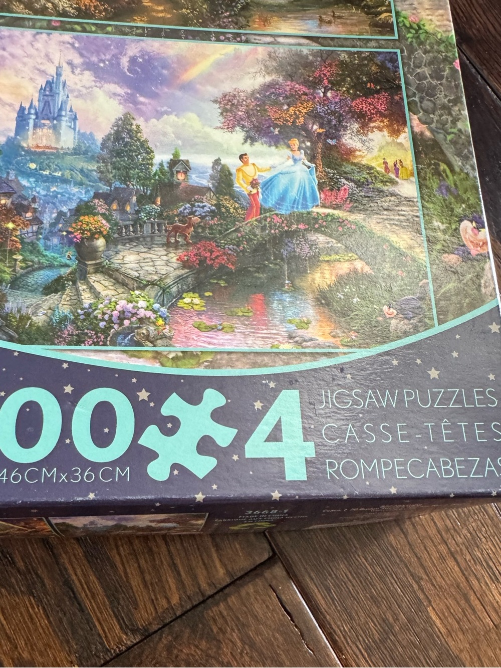 Disney Thomas Kinkade 4-Pack 500-Piece Jigsaw Puzzles – Character Scenes - Picture 11 of 14
